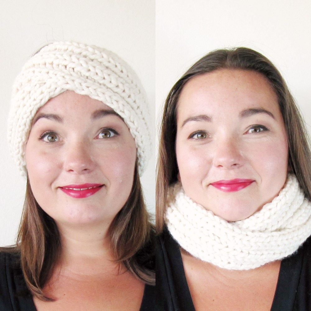 chunky knit headband ear warmer