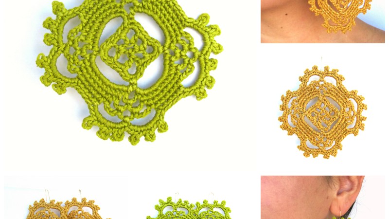 New Crochet Pattern: Happy&nbsp;Earrings