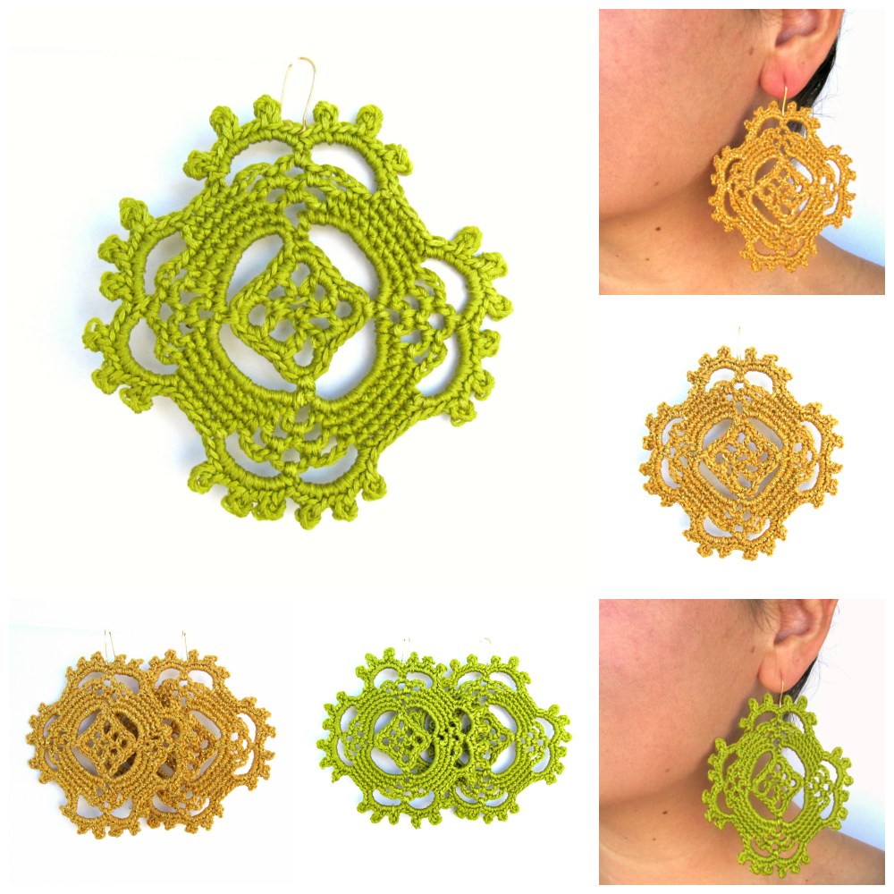 Crochet Lace Earrings