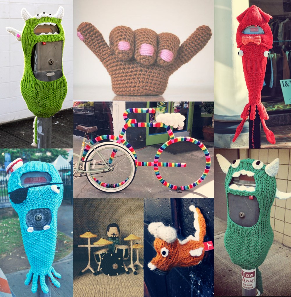 Hanasaurusrex yarnbombs Hanasaurusrex yarnbombs