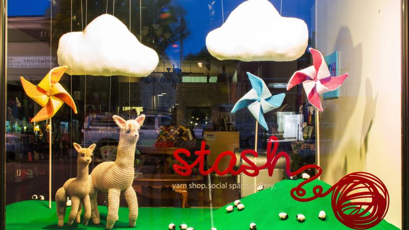 Another Window Display Made Entirely of&nbsp;Yarn