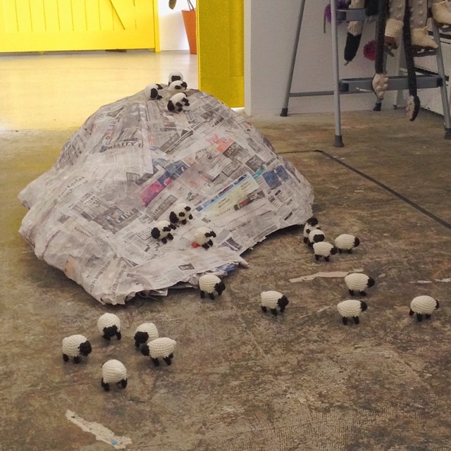 paper mache mountain