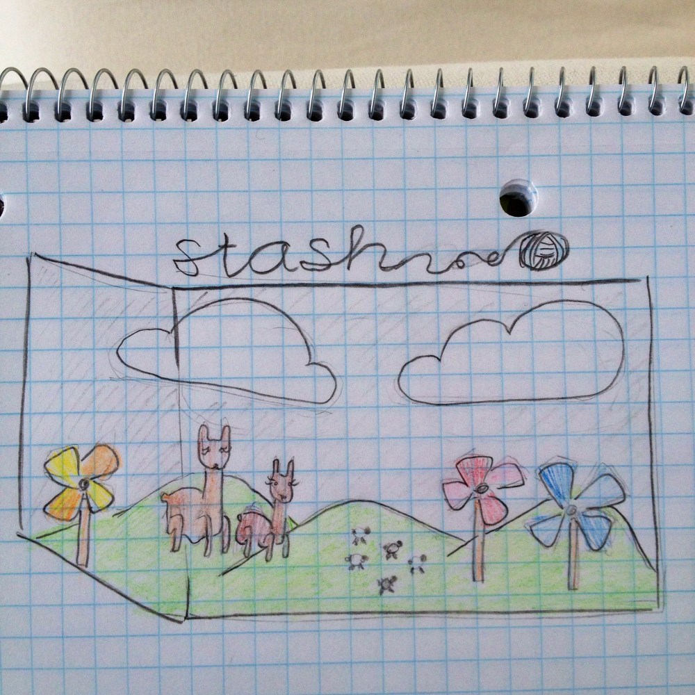 Knit Window Display sketch