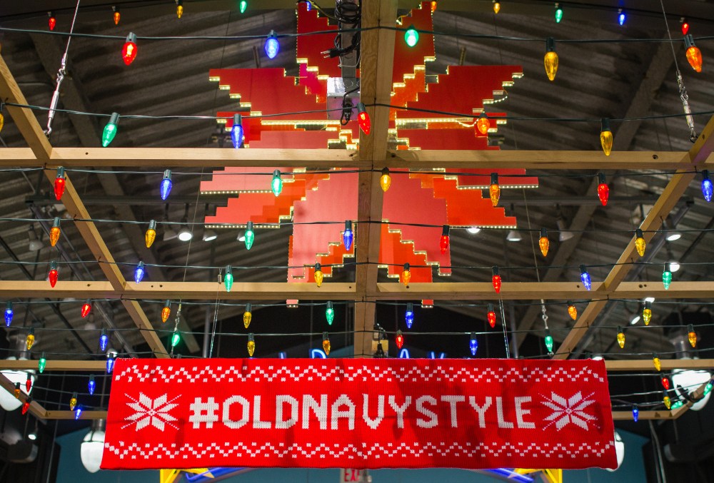 Old Navy Bumper Cars Yarnbomb