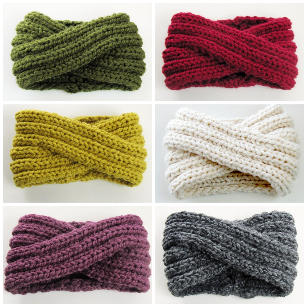Chunky Turban Headband colors
