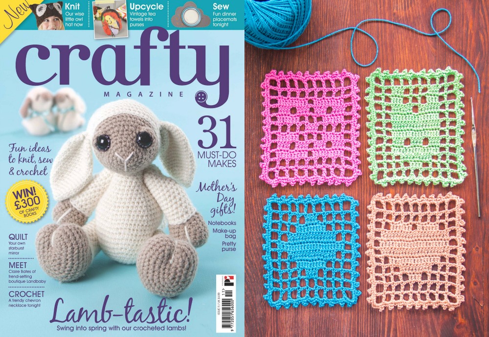 Filet Crochet coasters