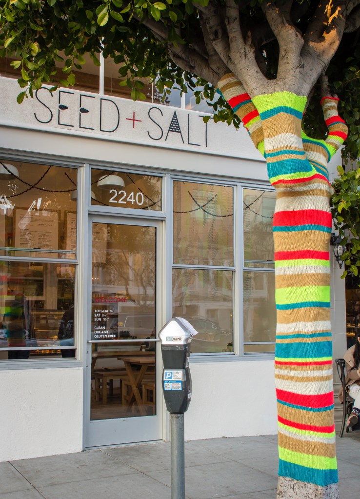 Tree Yarnbomb Seed + Salt knitbomb urban knitting