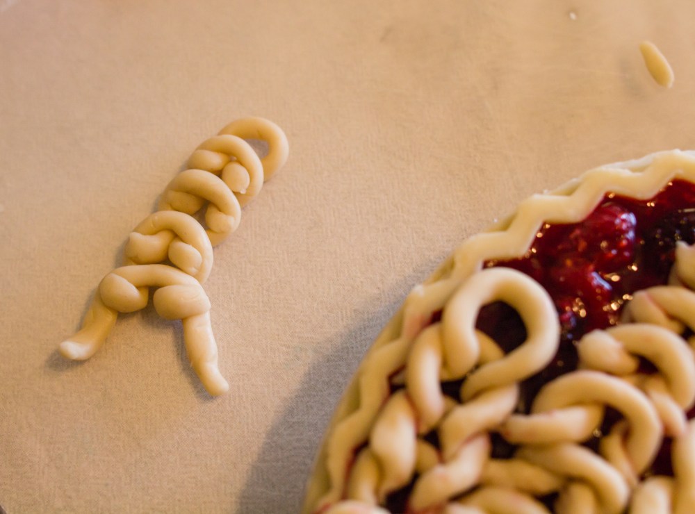 knit pie crust knit lattice top pie pi day 2015