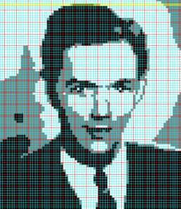 Filet Crochet Portrait chart
