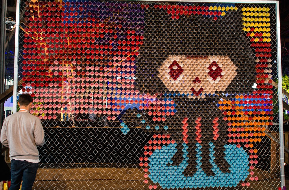 GitHub Universe 1AM SF CupWall