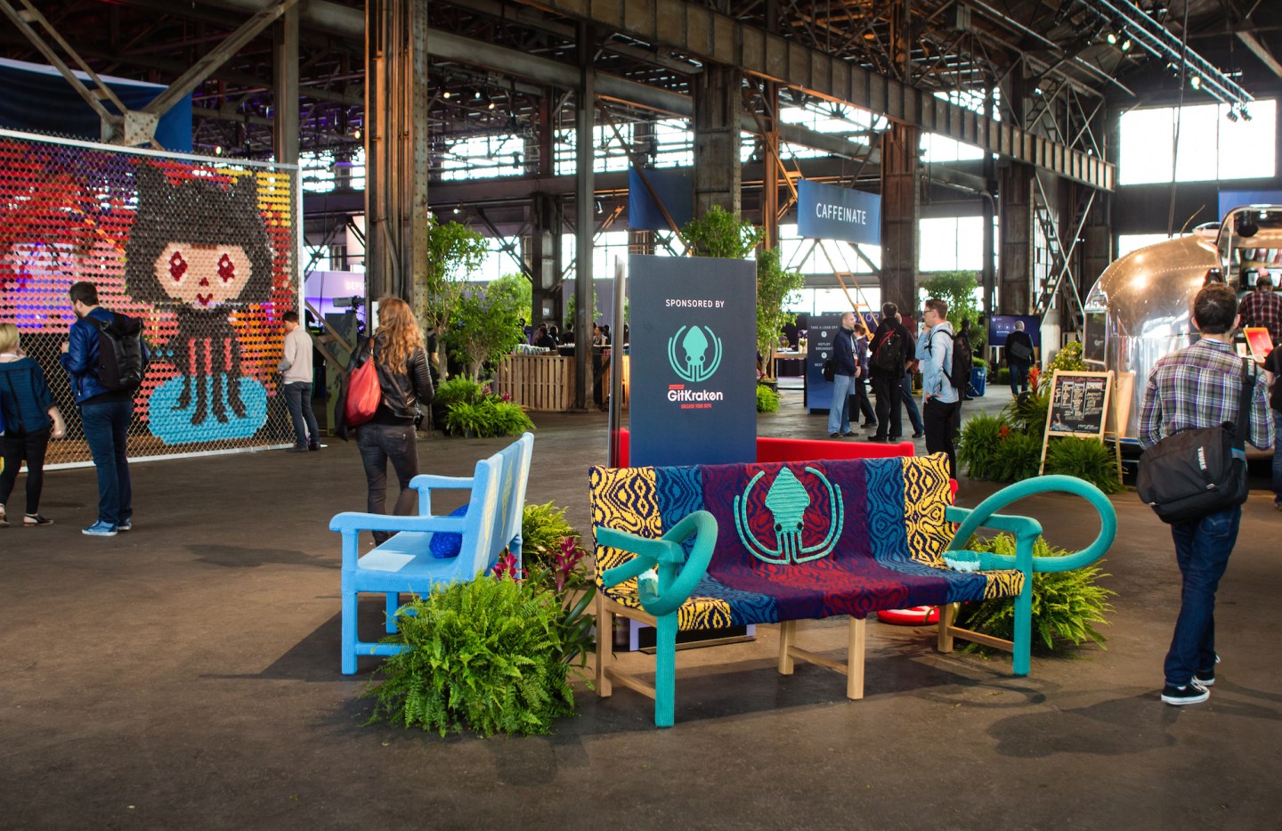 GitHub Universe Benches | KNITS FOR LIFE