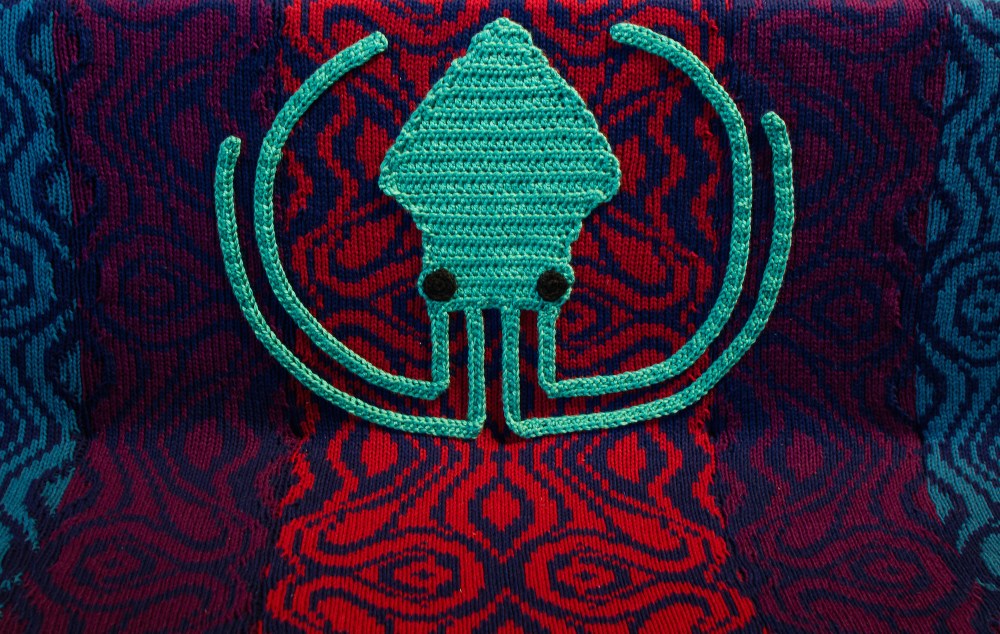 Knit bench yarn bomb knit props GitKraken3