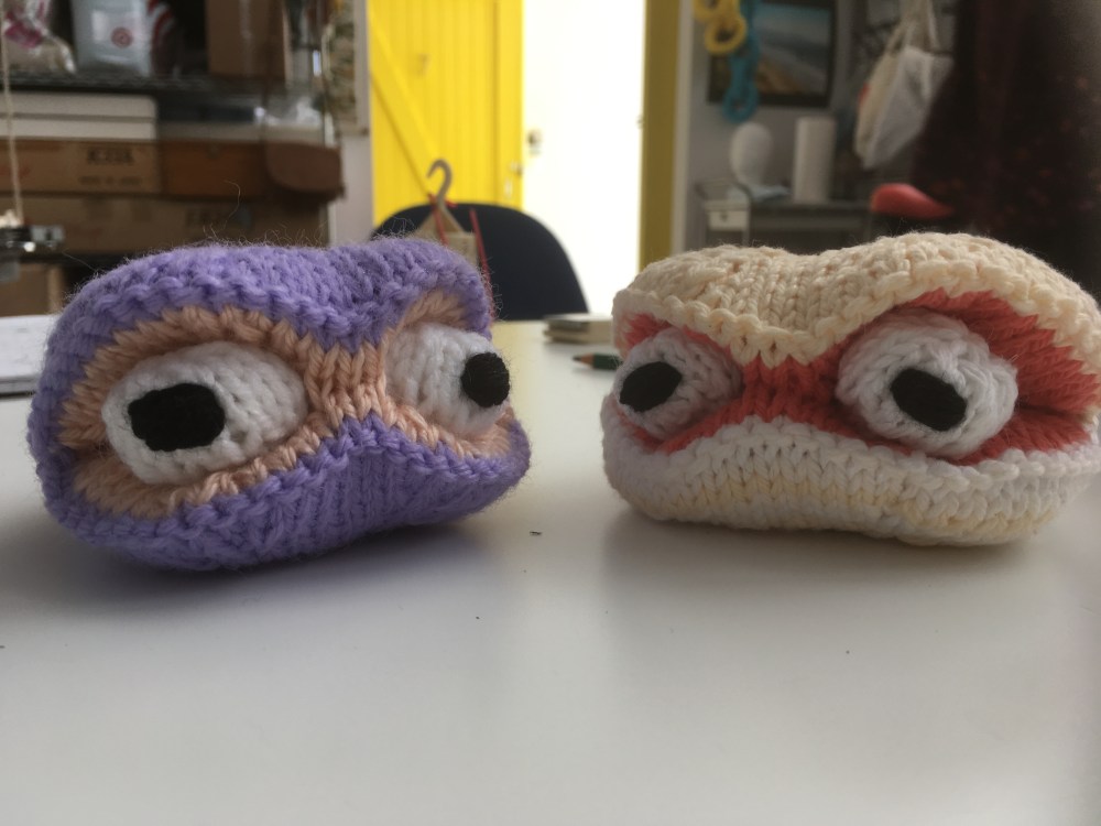 Sea Otter Tree Yarn Bomb by Knits for Life for Knitting the Commons in San Francisco Civic Center