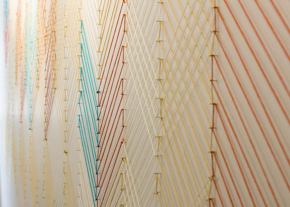 Knits for Life x N3twork String Art Mural CC BY-ND 4.0