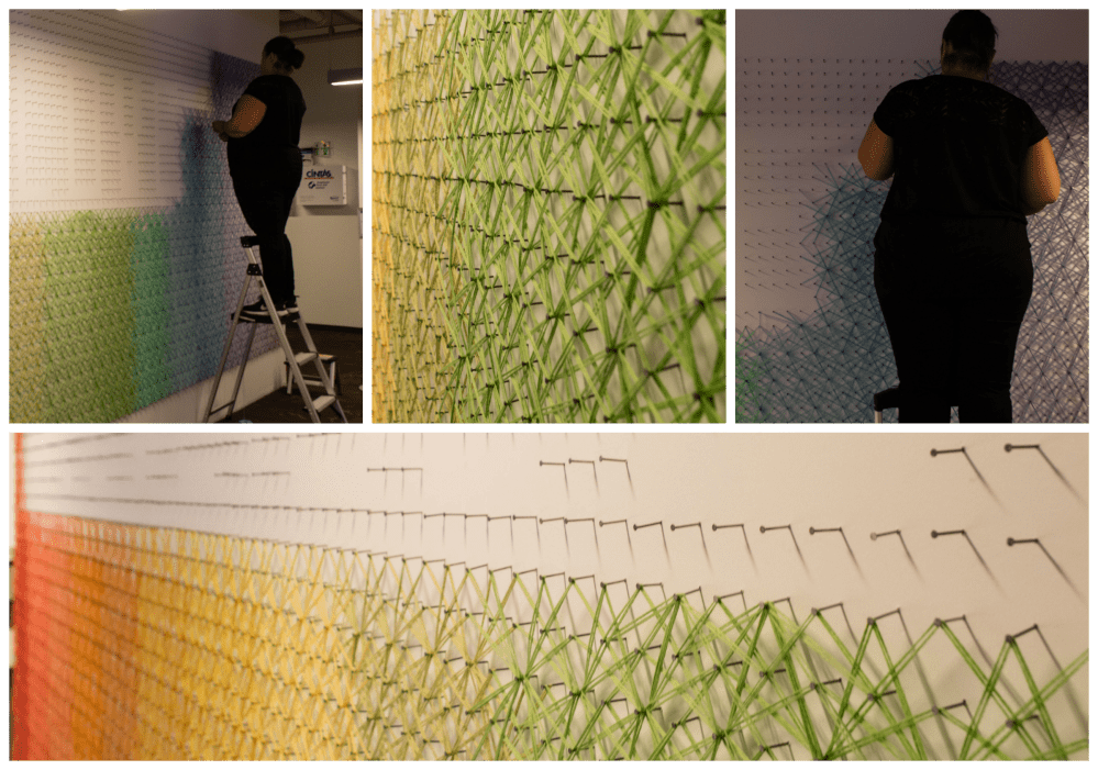 Knits for Life String Art Mural at Twitter HQ CC BY-ND 4.0