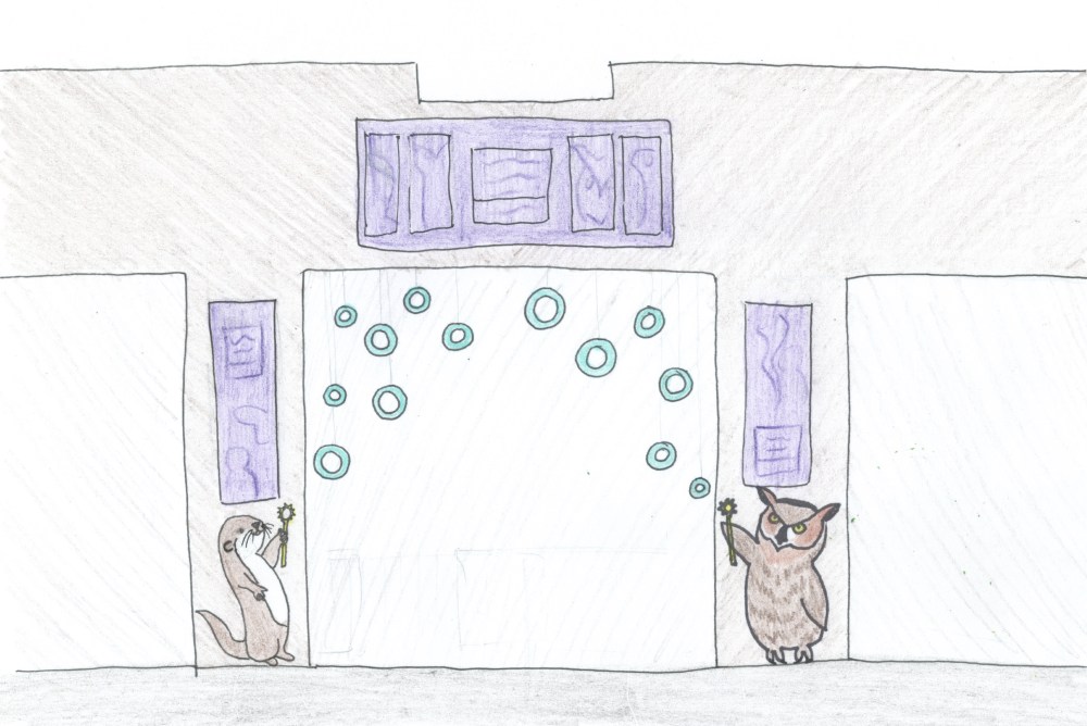 Curiodyssey x Knits for Life Bubbles & Rainbows Yarn bomb