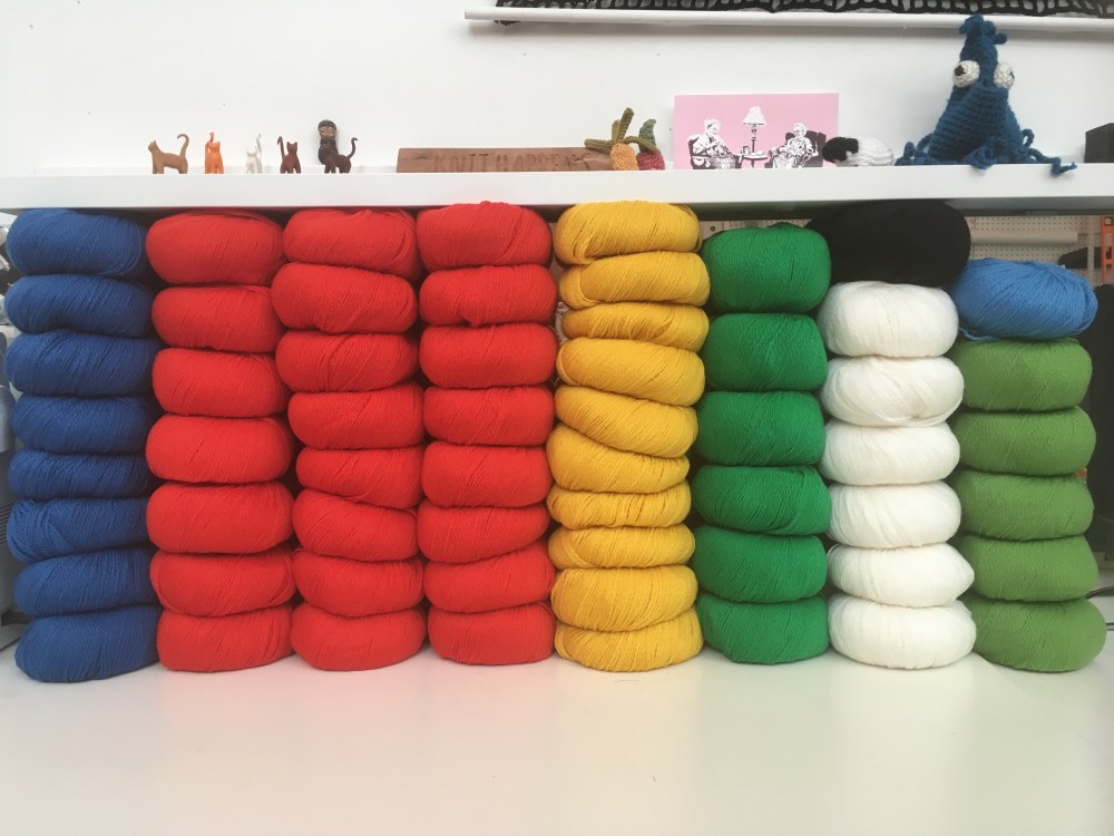 Google Bikes Yarn Bomb by Knits for Life