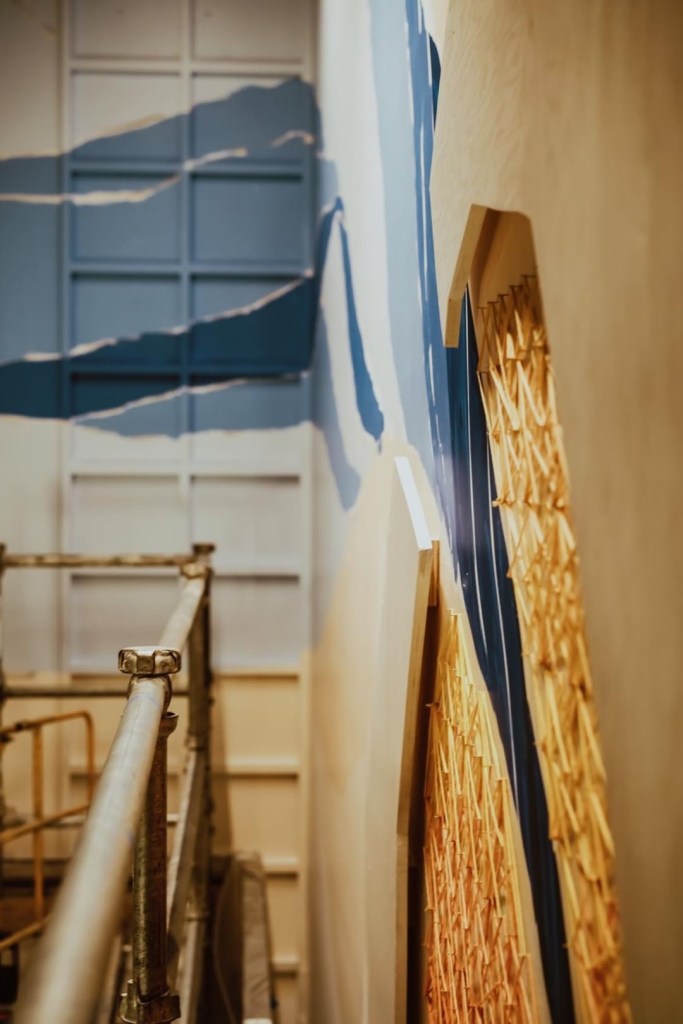 Atlassian 3D string art Mural by Strider Patton and Knits for Life 26