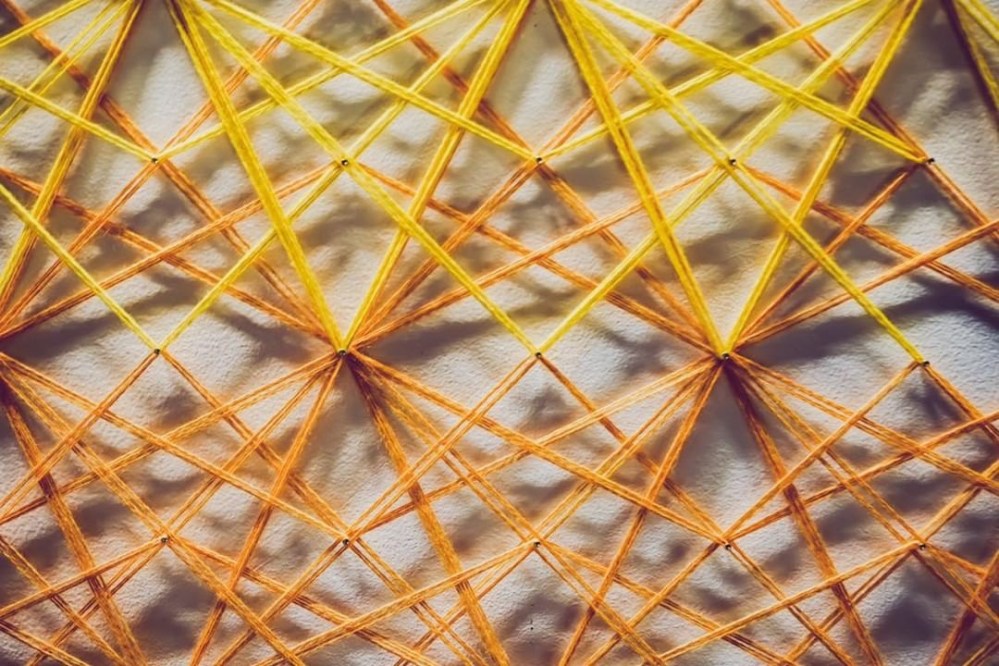 Atlassian 3D string art Mural by Strider Patton and Knits for Life 26