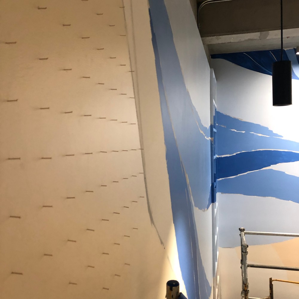 Atlassian 3D string art Mural by Strider Patton and Knits for Life 26